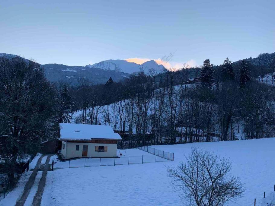 Duplex 3 Chambres Vue Mont-Blanc Domancy Exterior photo