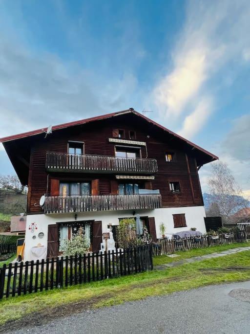 Duplex 3 Chambres Vue Mont-Blanc Domancy Exterior photo